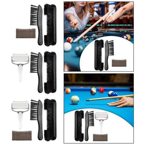 Pool table brush set - brush, wooden