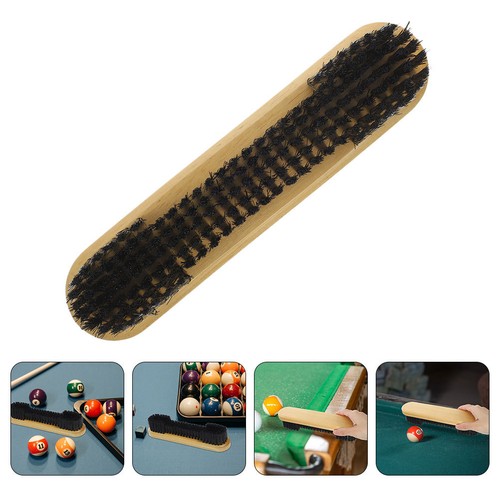 Wood billiard table - table, brush