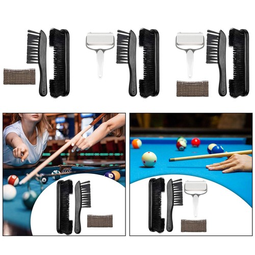 Pool table brush set - brush,